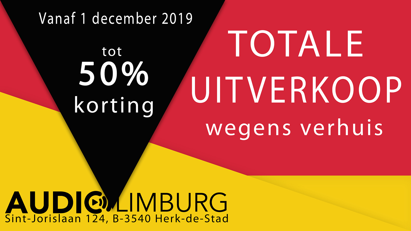 Totale uitverkoop wegens verhuis Totale uitverkoop wegens verhuis